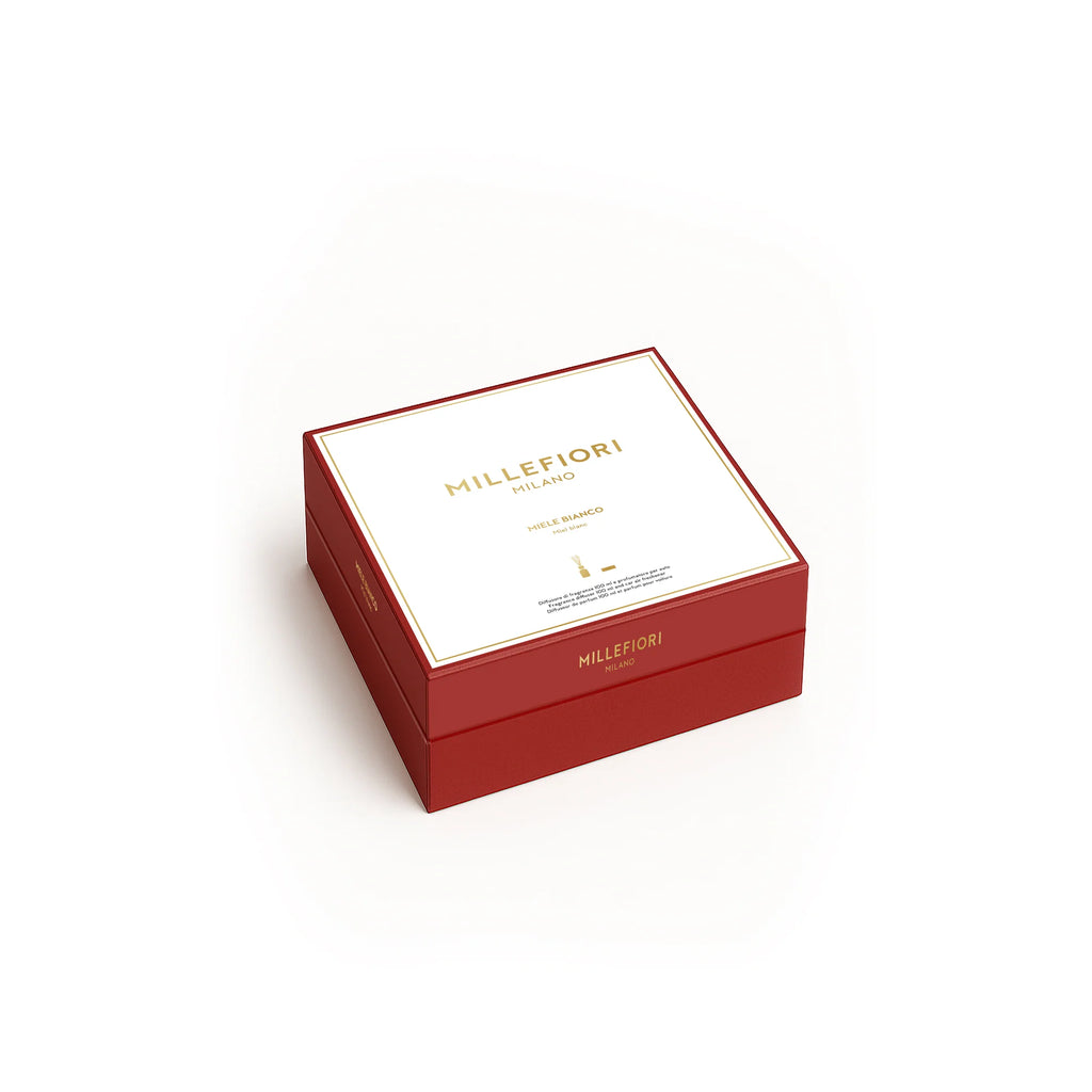 Cadeauset Geurstokjes & Autoparfum - Miele Bianco - Limited Edition