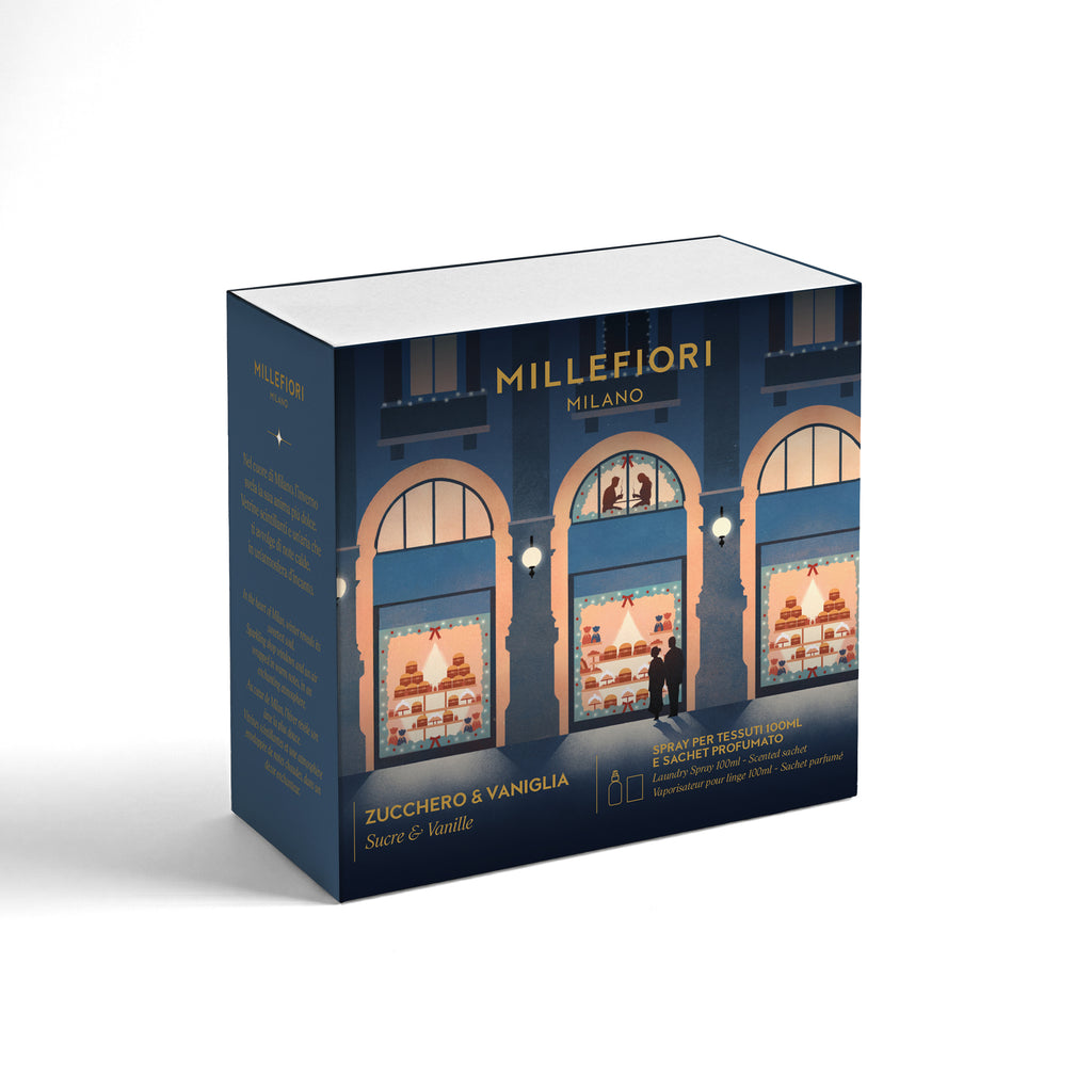 Coffret Cadeau Noël - Rafraîchisseur de Textile 100ml & Sachet