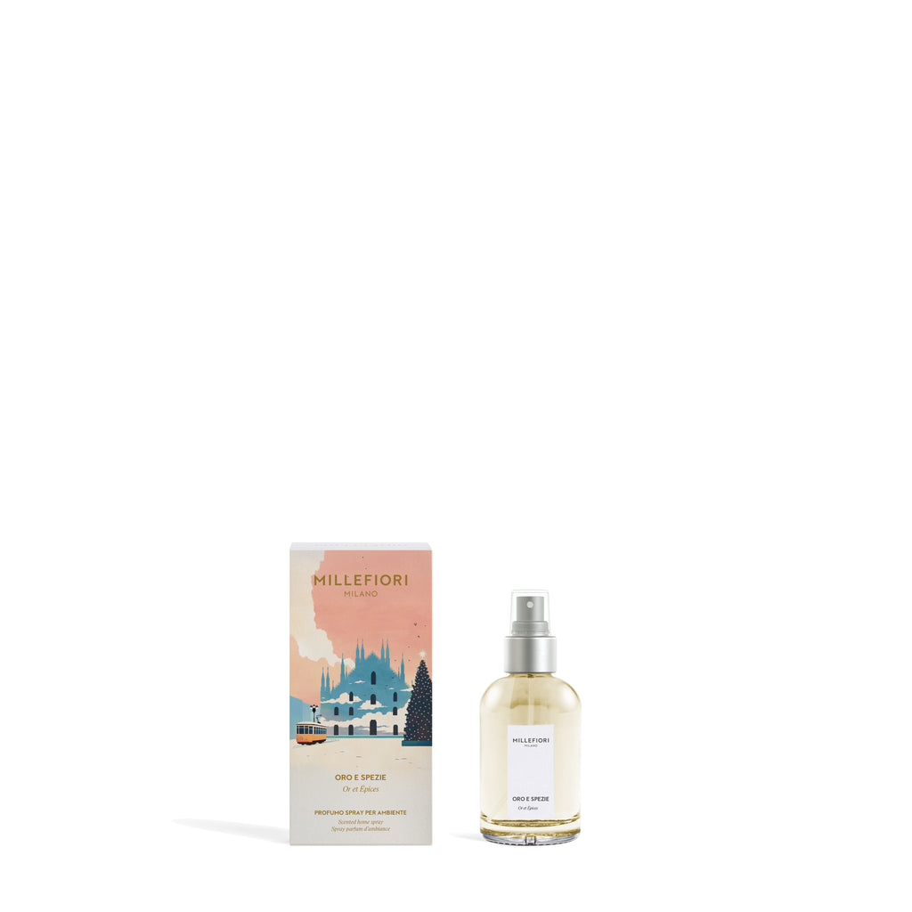 Milano Vaporisateur d'ambiance 100 ml Or et épices