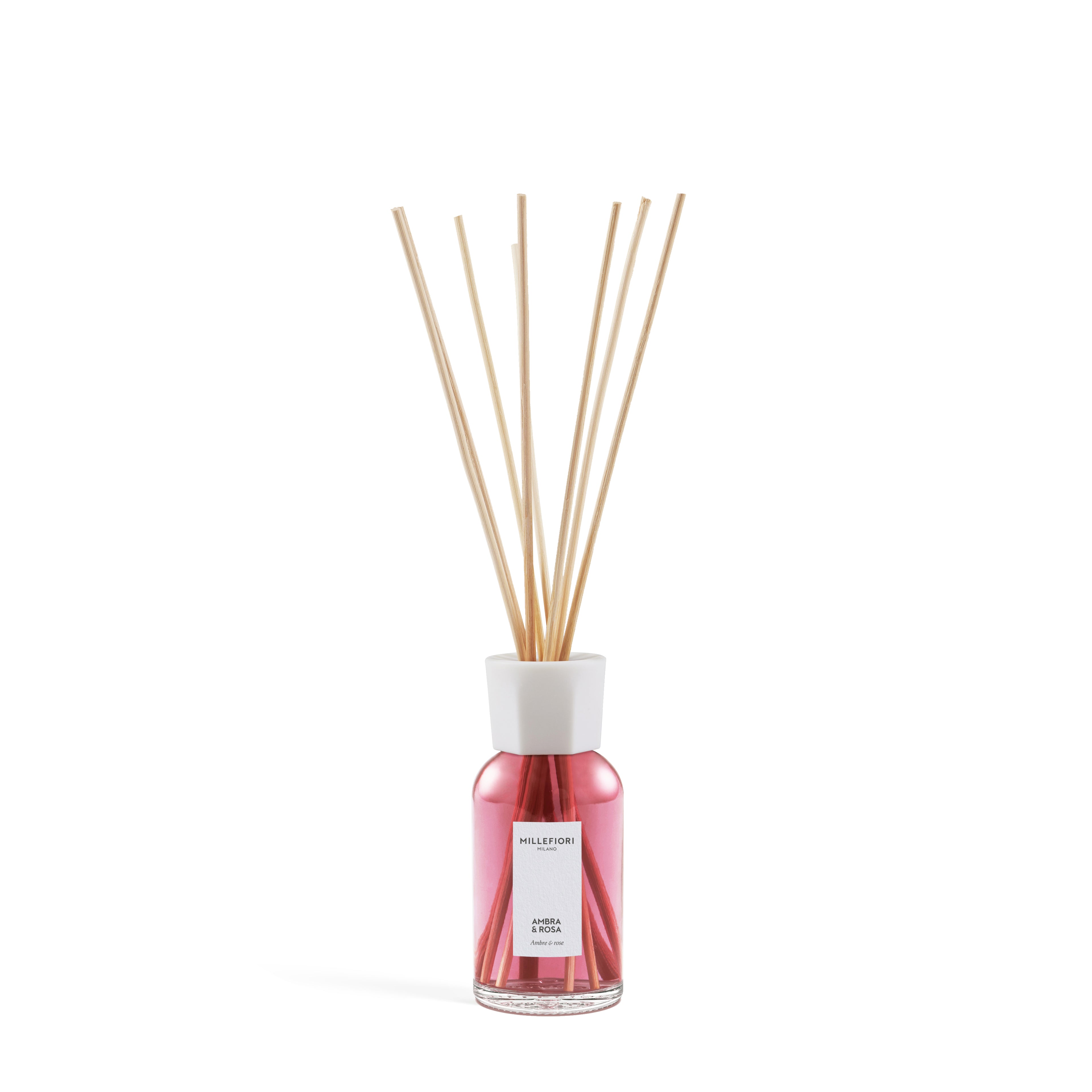 Milano Geurstokjes 250 ml Ambra & Rosa
