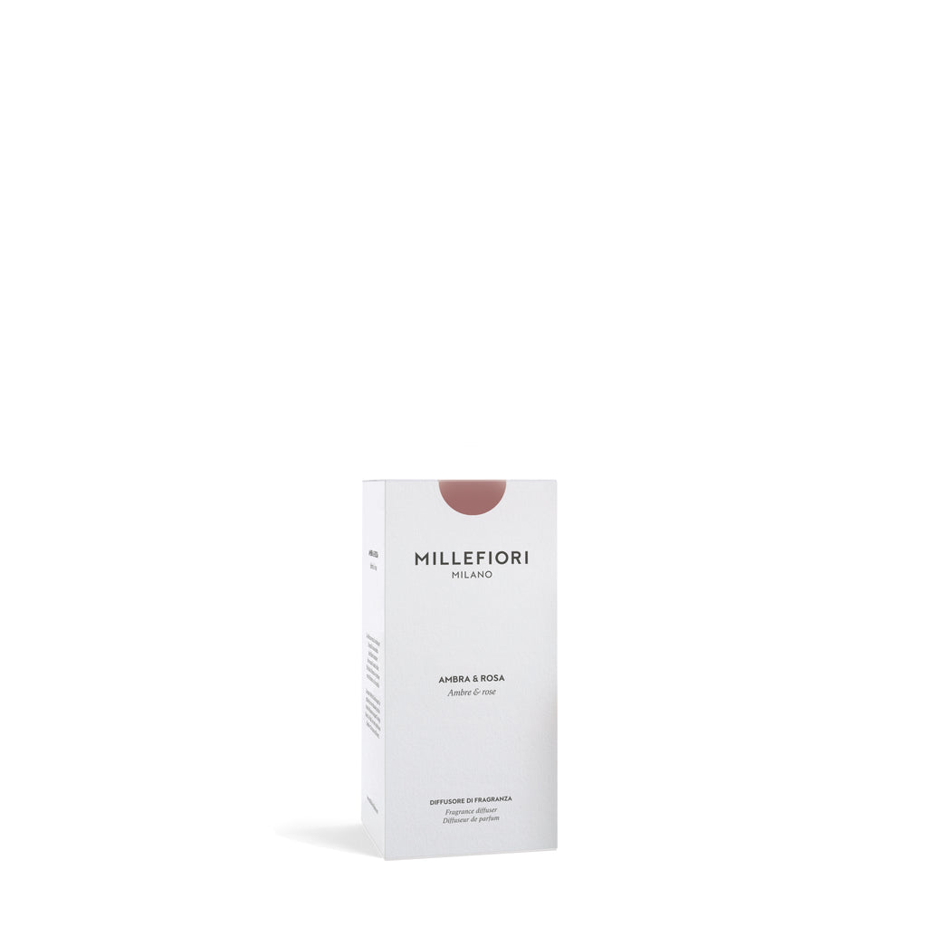 Milano Geurstokjes 250 ml Ambra & Rosa