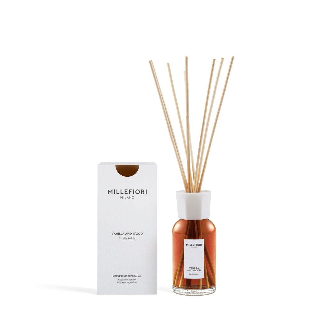Milano Geurstokjes 250 ml Vanilla & Wood