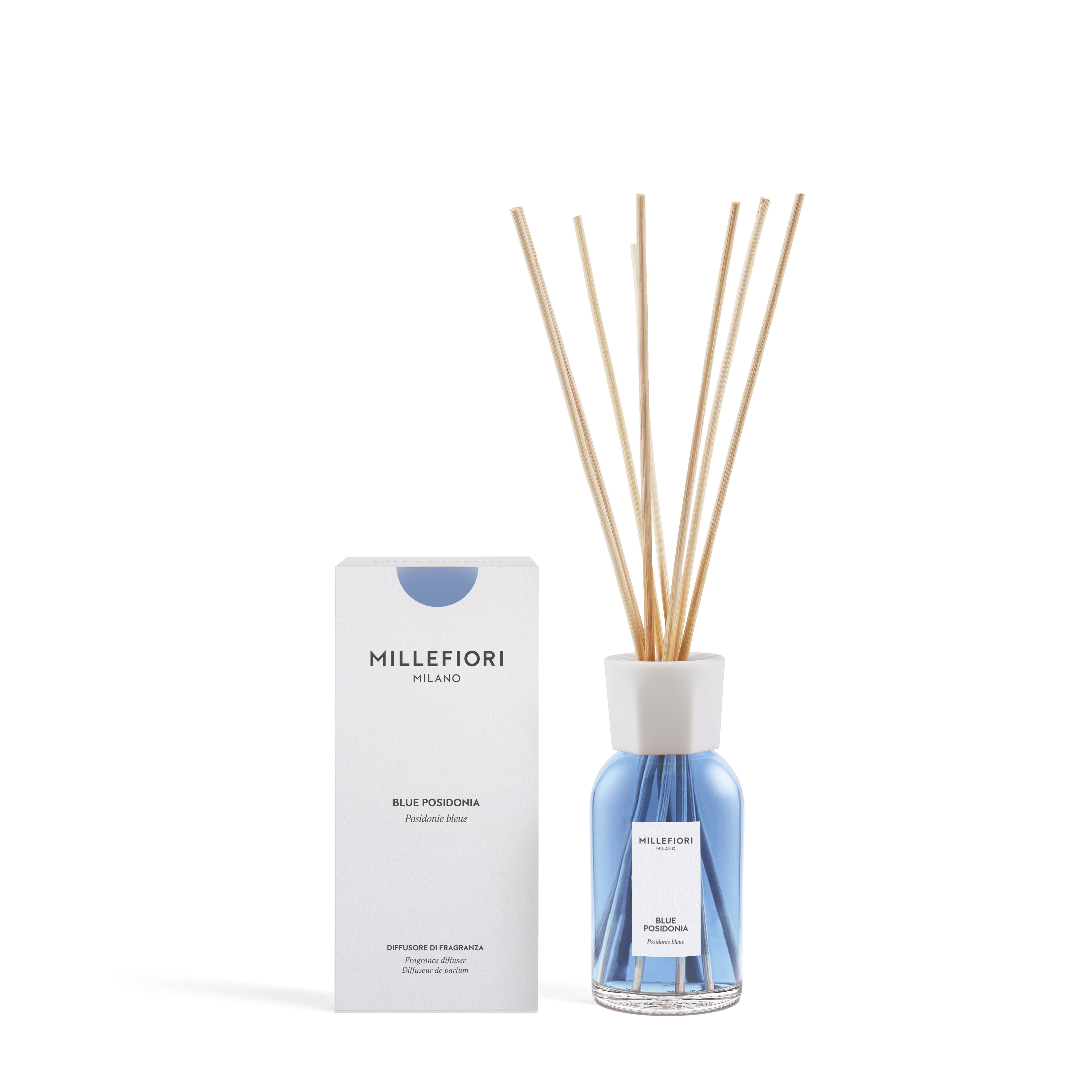 Milano Geurstokjes 250 ml Blue Posidonia