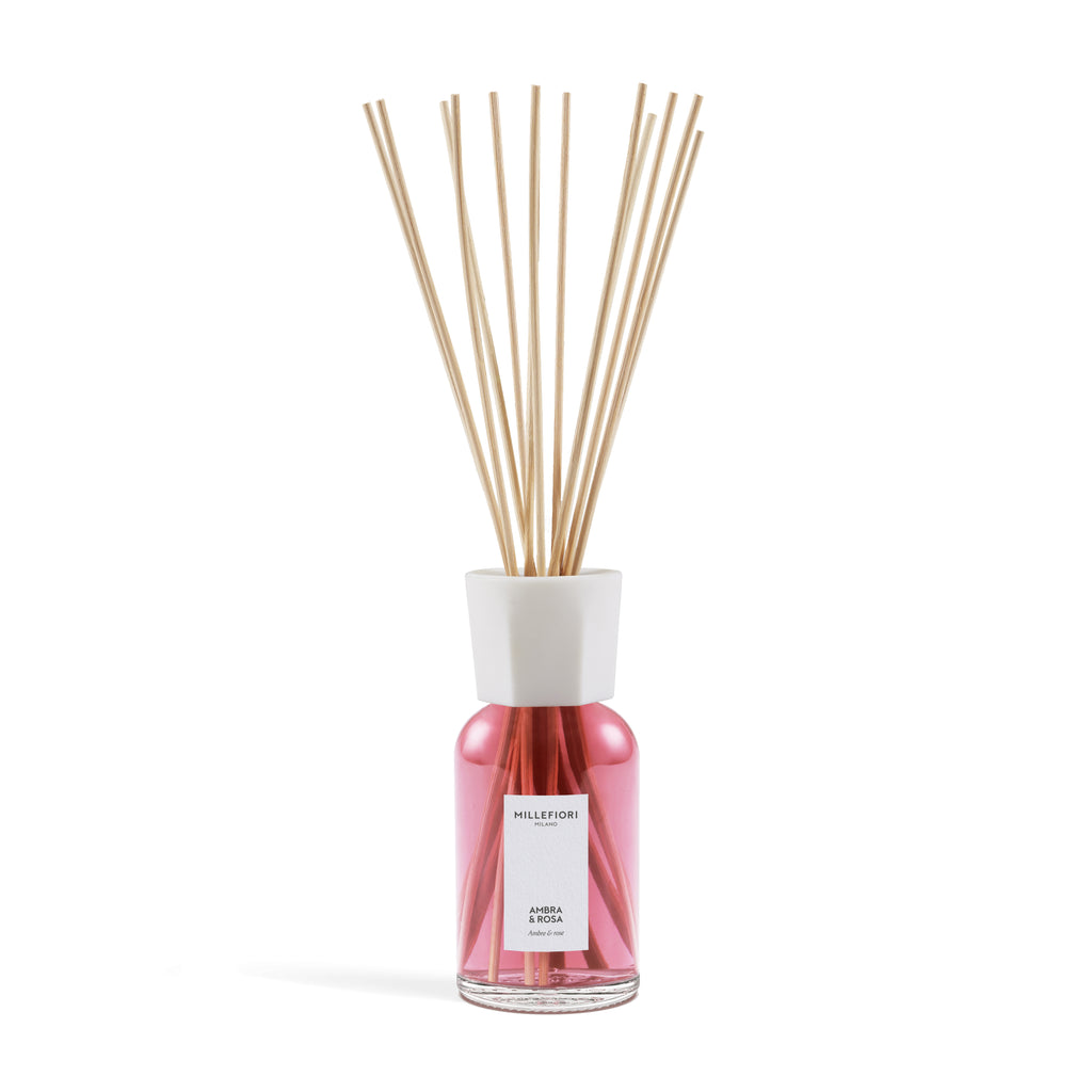 Milano Geurstokjes 500 ml Ambra & Rosa