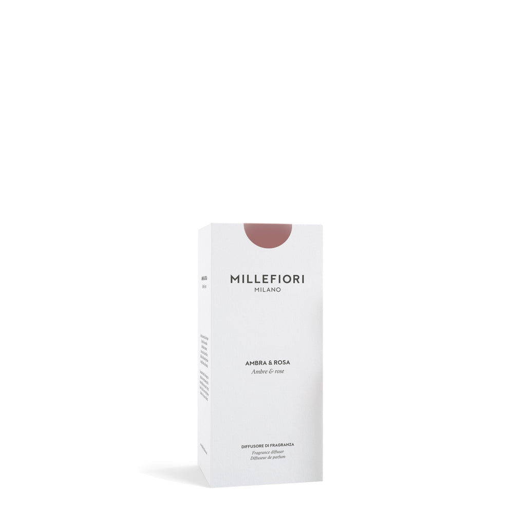 Milano Geurstokjes 500 ml Ambra & Rosa