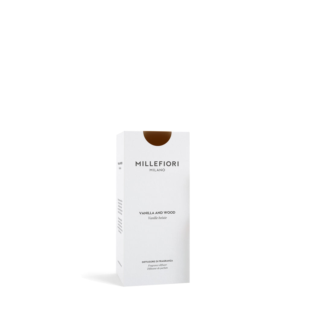 Milano Geurstokjes 500 ml Vanilla & Wood