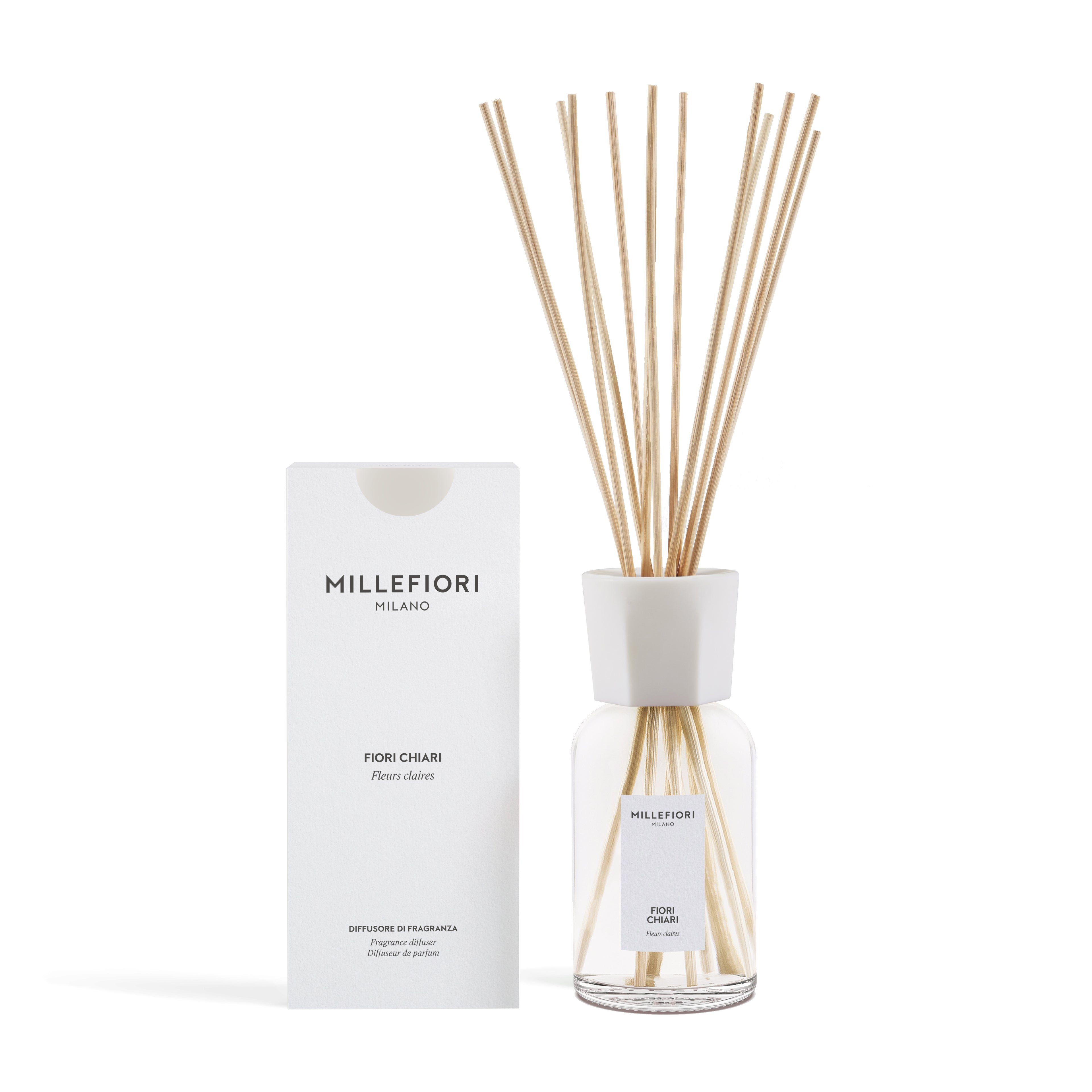 Milano Geurstokjes 500 ml Fiori Chiari