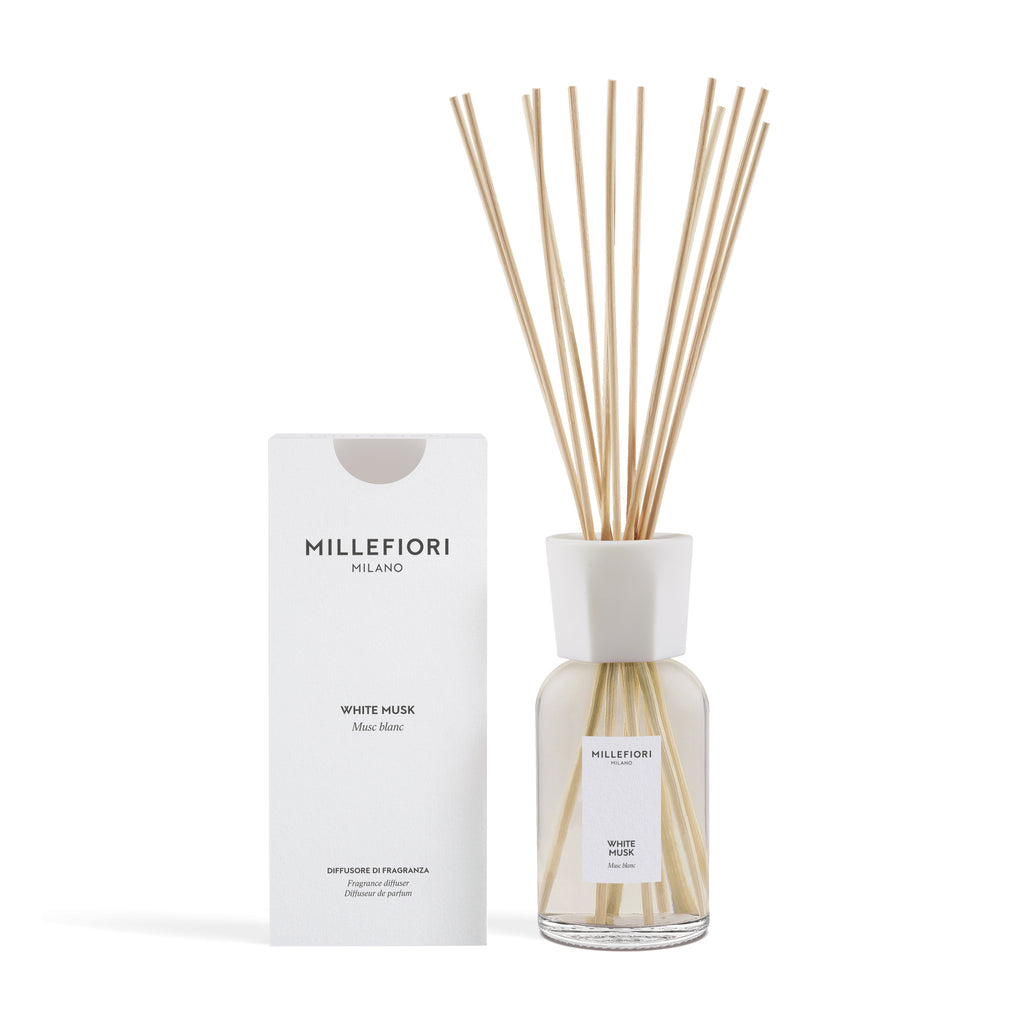 Milano Geurstokjes 500 ml White Musk