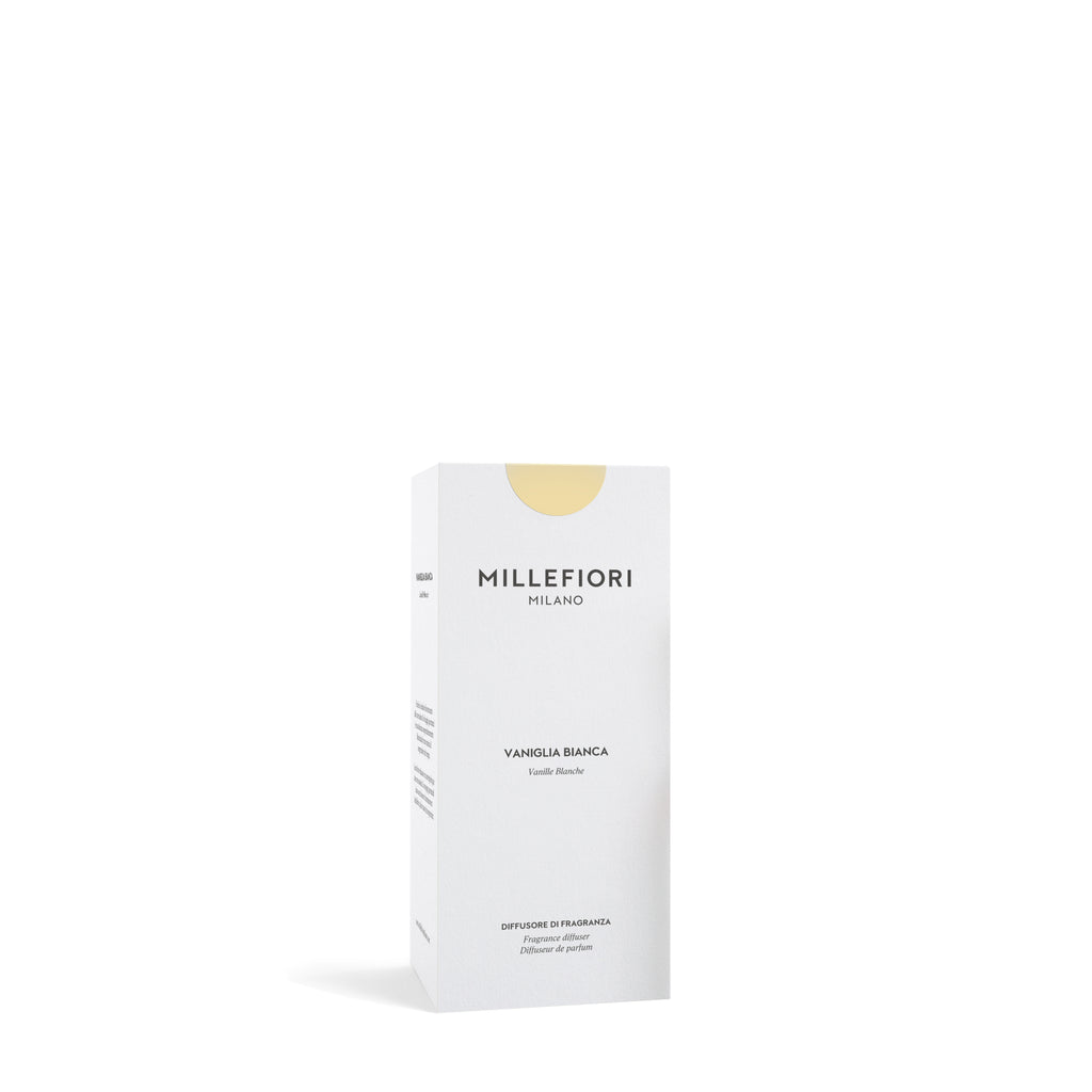 Milano Geurstokjes 500 ml Vaniglia Bianca