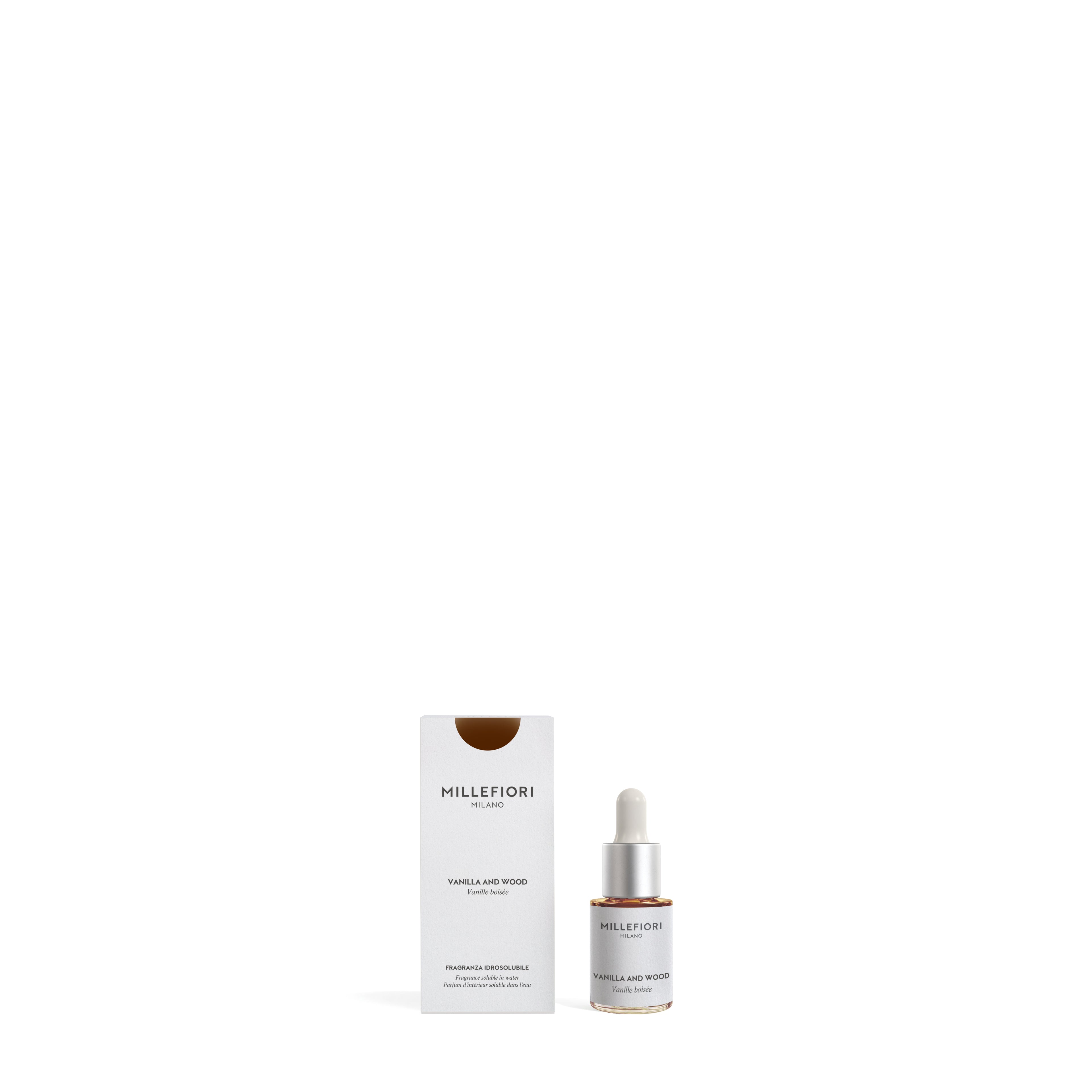 Milano Wateroplosbare Geurolie 15 ml Vanilla & Wood