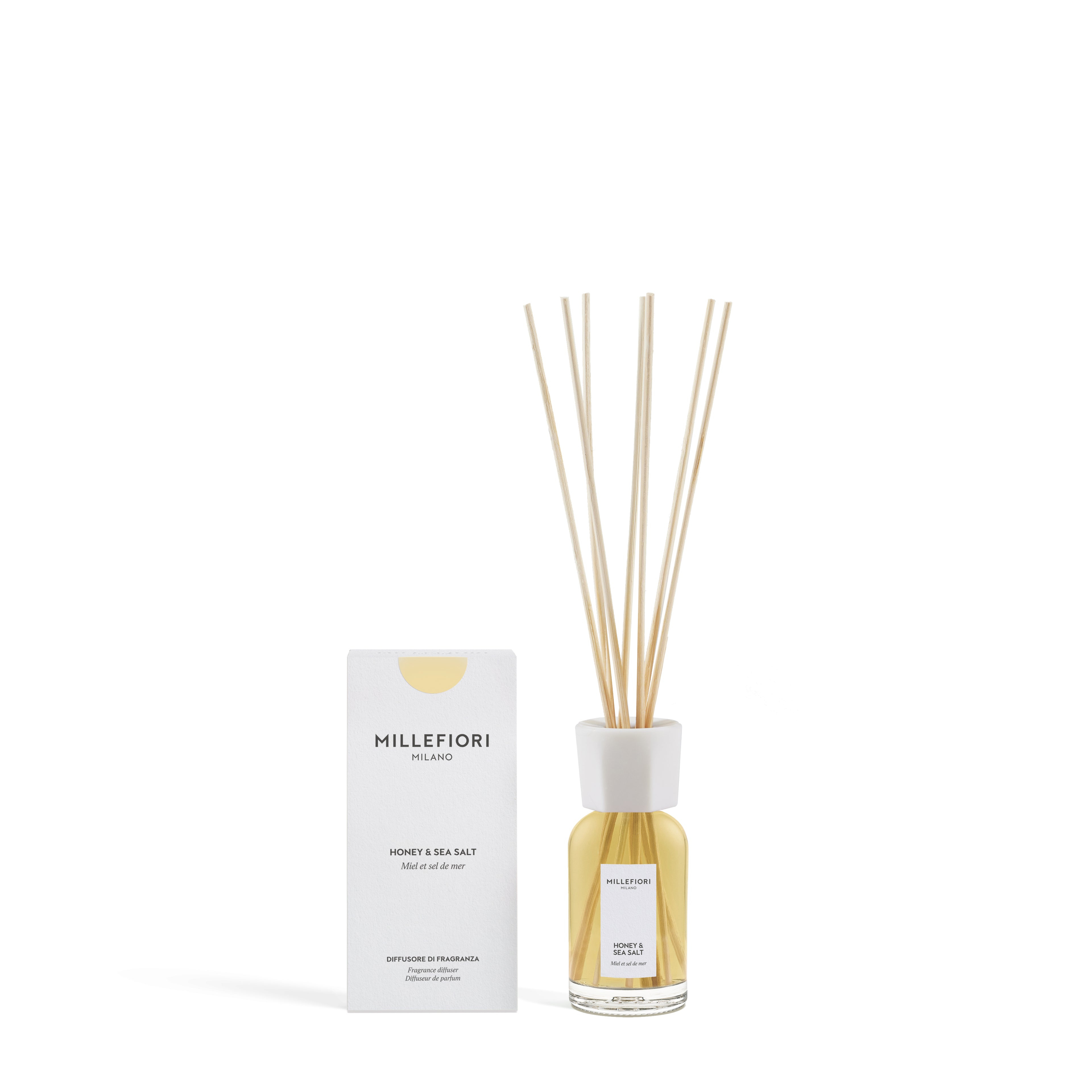 Milano Geurstokjes 100 ml Honey & Sea Salt