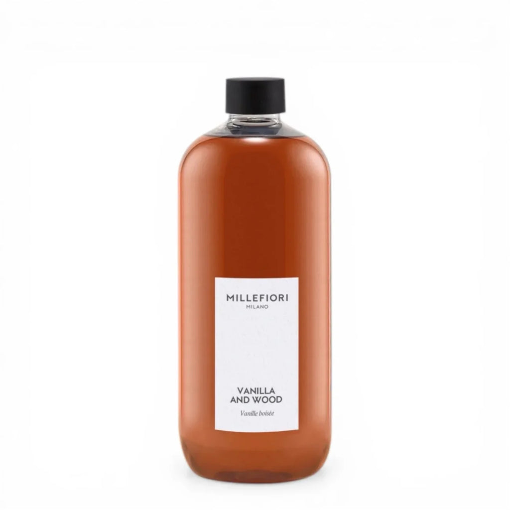 Milano Navulling voor Geurstokjes 500 ml Vanilla & Wood