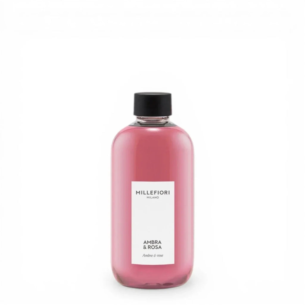 Milano Navulling voor Geurstokjes 250 ml Ambra & Rosa