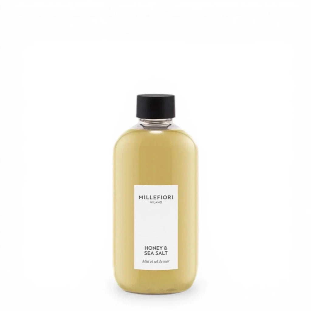 Recharge Milano pour bâtonnets de parfum 250 ml Miel et sel marin
