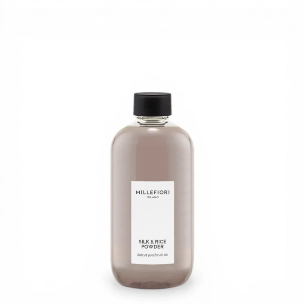 Recharge Milano pour bâtonnets de parfum 250 ml Poudre de soie et de riz
