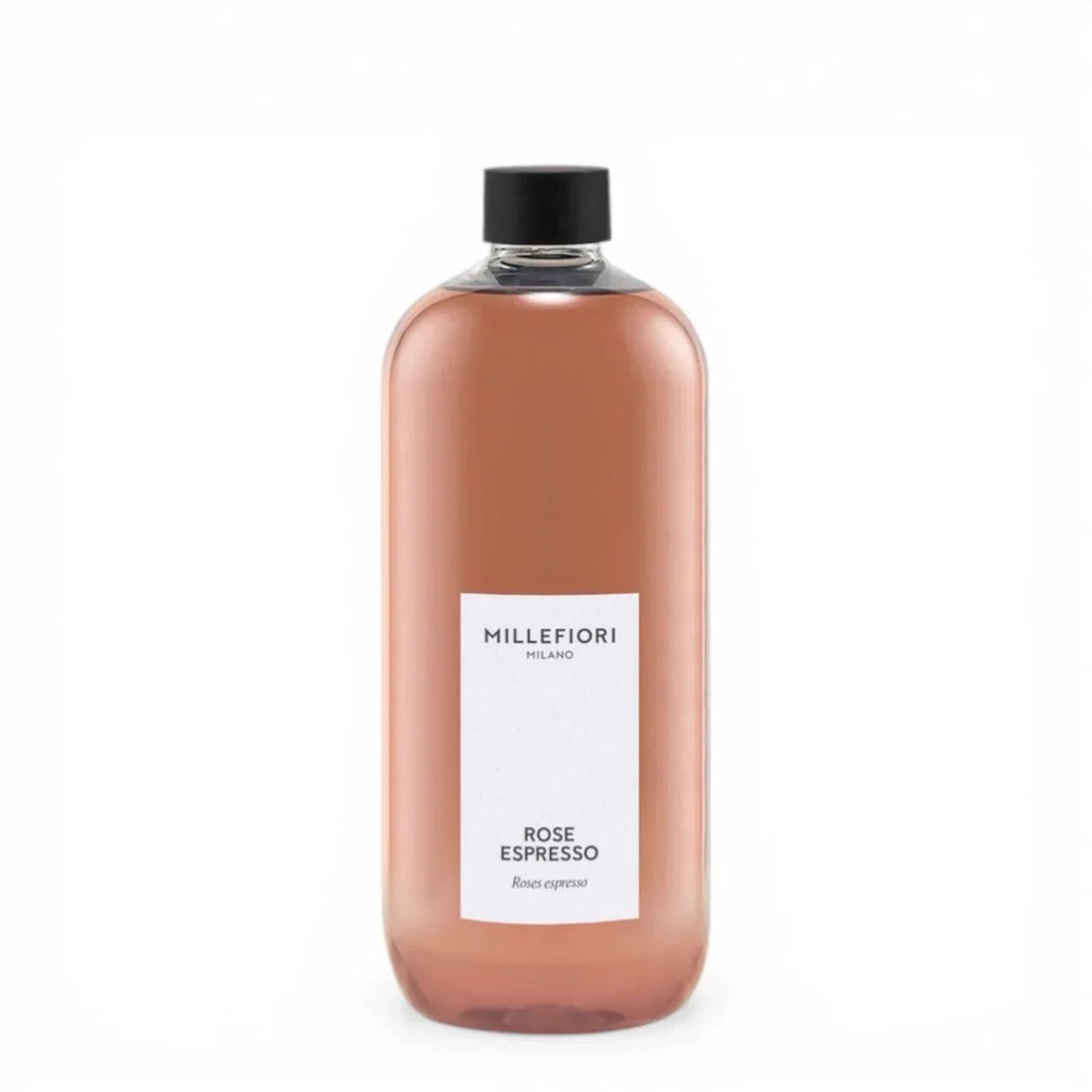 Recharge Milano pour bâtonnets de parfum 500 ml Rose Espresso