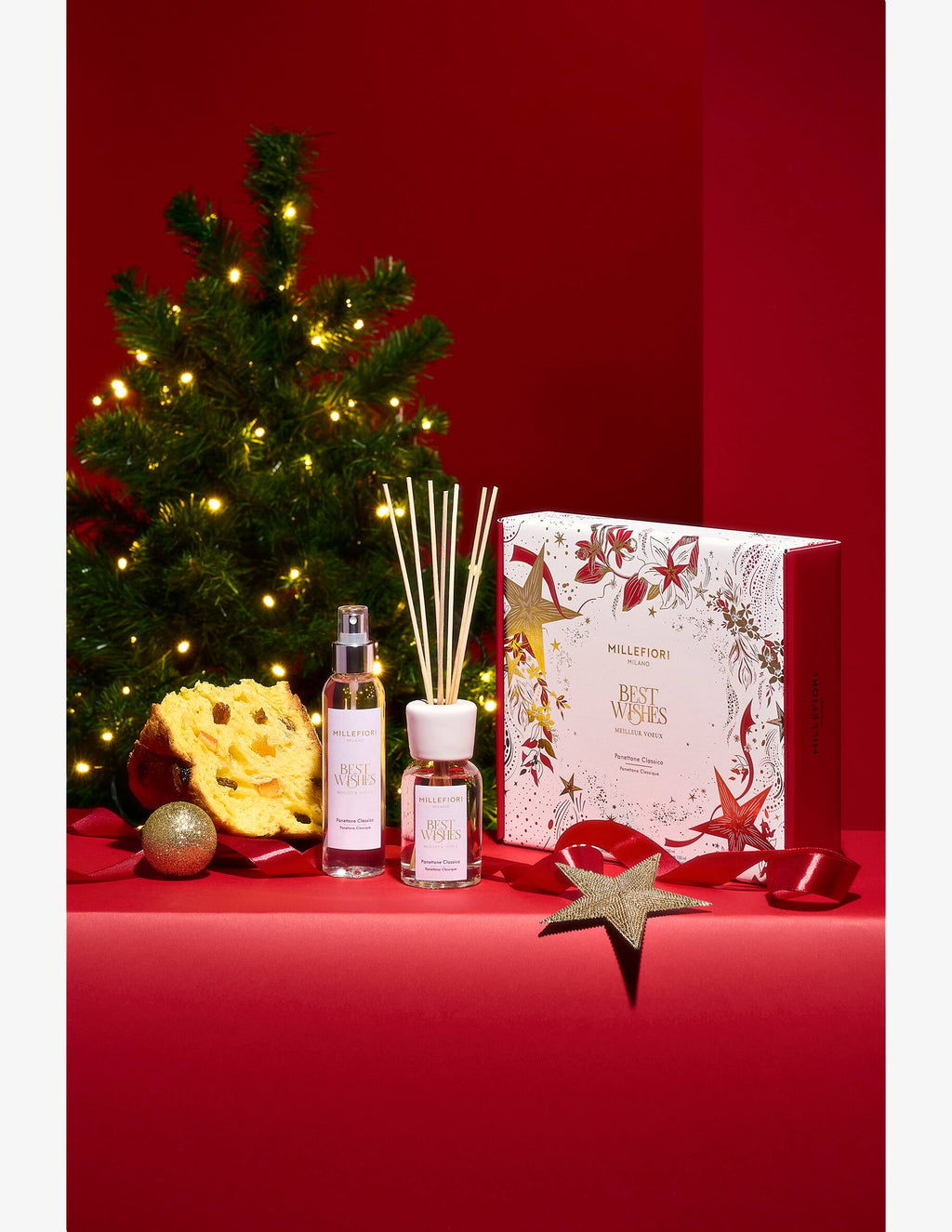 Cadeauset Geurstokjes & Home Spray - Panettone Classico - Limited Edition