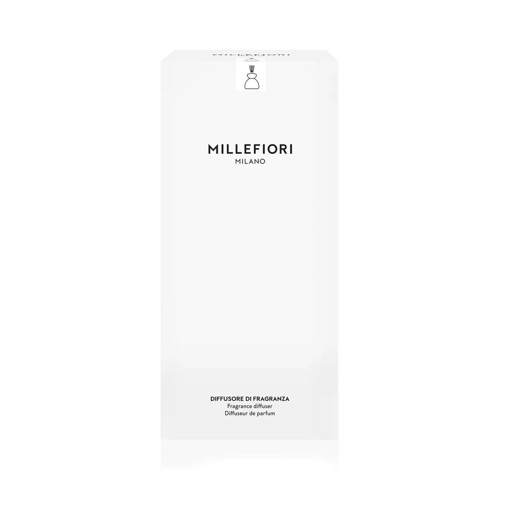 Air Design Geurstokjes Marmer Transparant Glas - Witte Dop