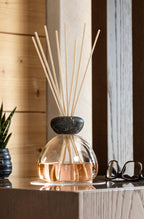 Air Design Geurstokjes Marmer Mat Glas - Witte Dop