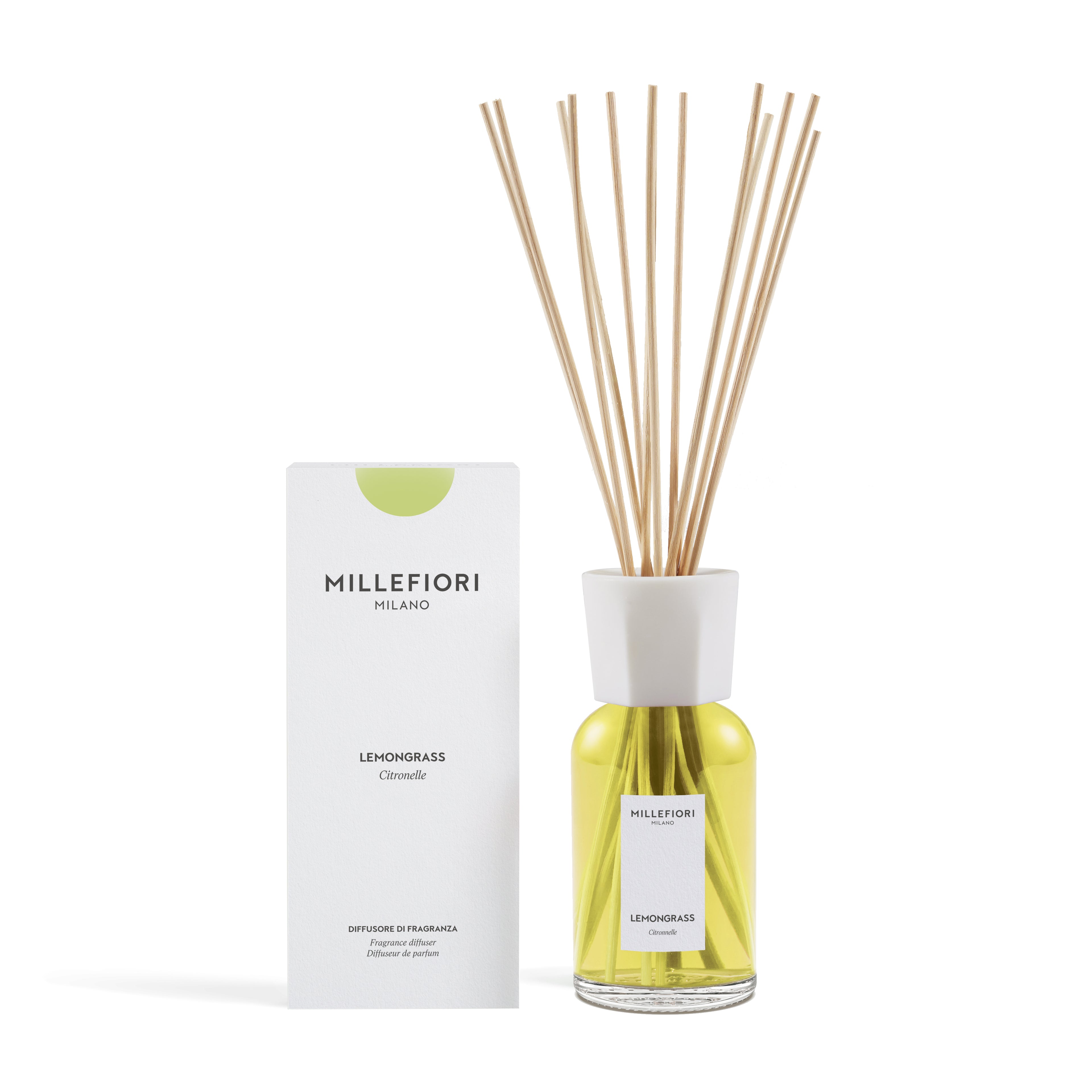 Milano Geurstokjes 500 ml Lemon Grass