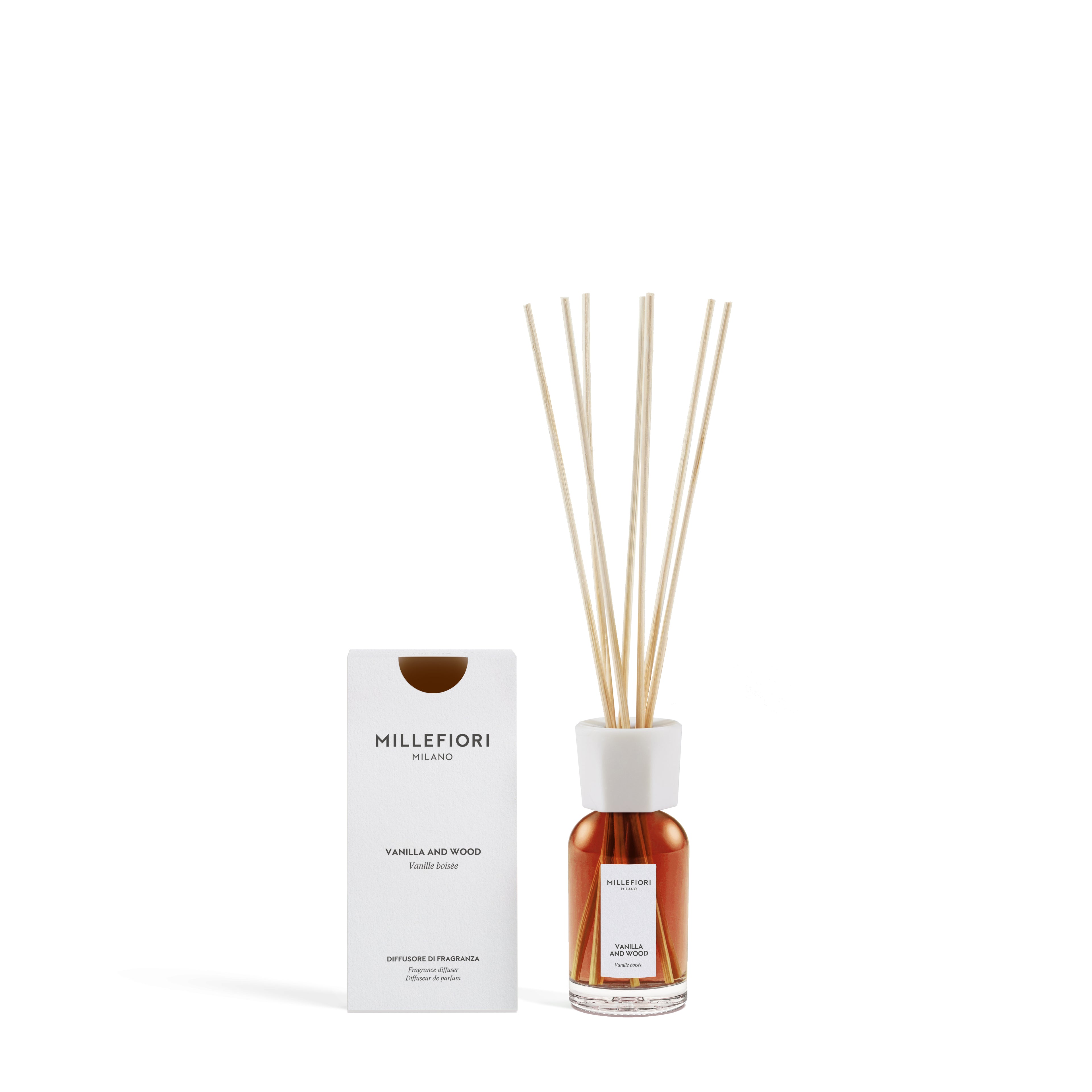 Milano Geurstokjes 100 ml Vanilla & Wood