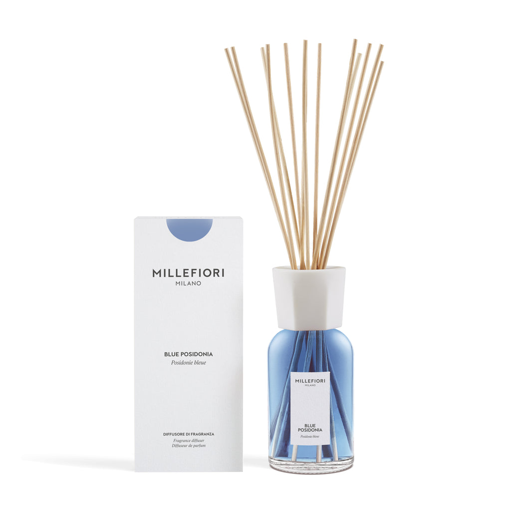 Milano Geurstokjes 500 ml Blue Posidonia