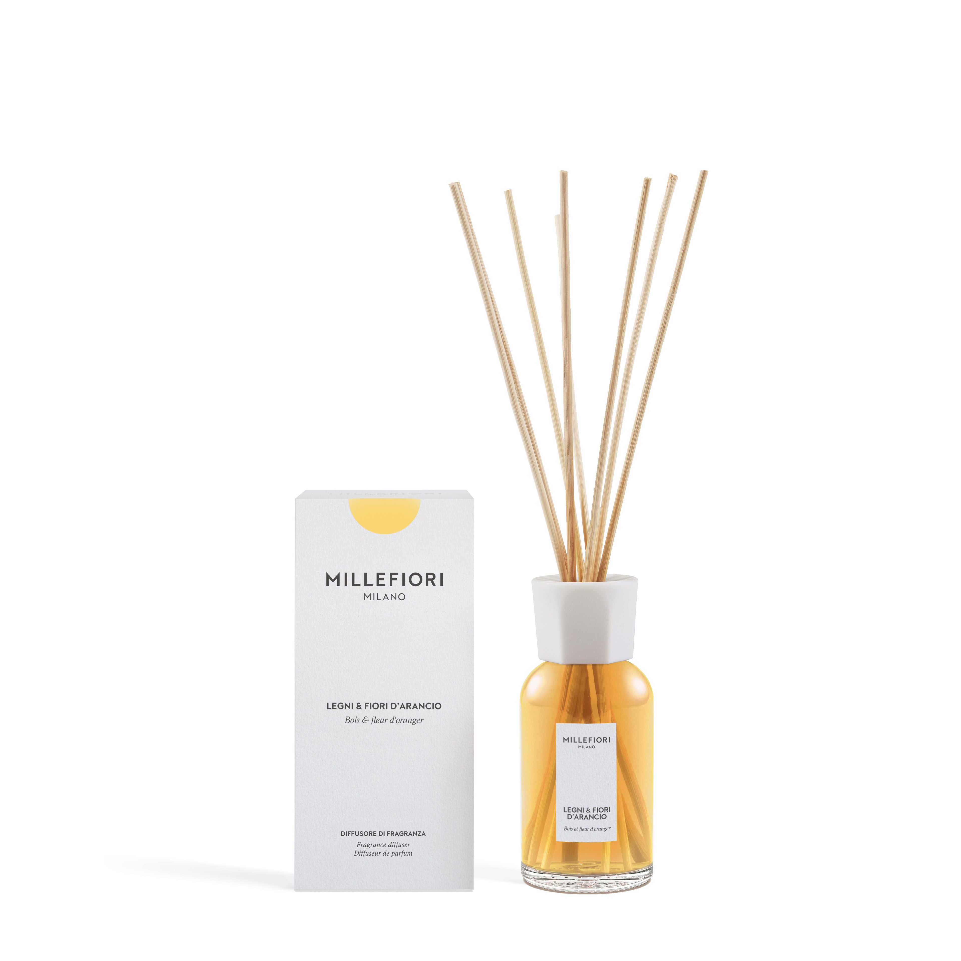 Milano Geurstokjes 250 ml Legni e Fiori d'Arancio