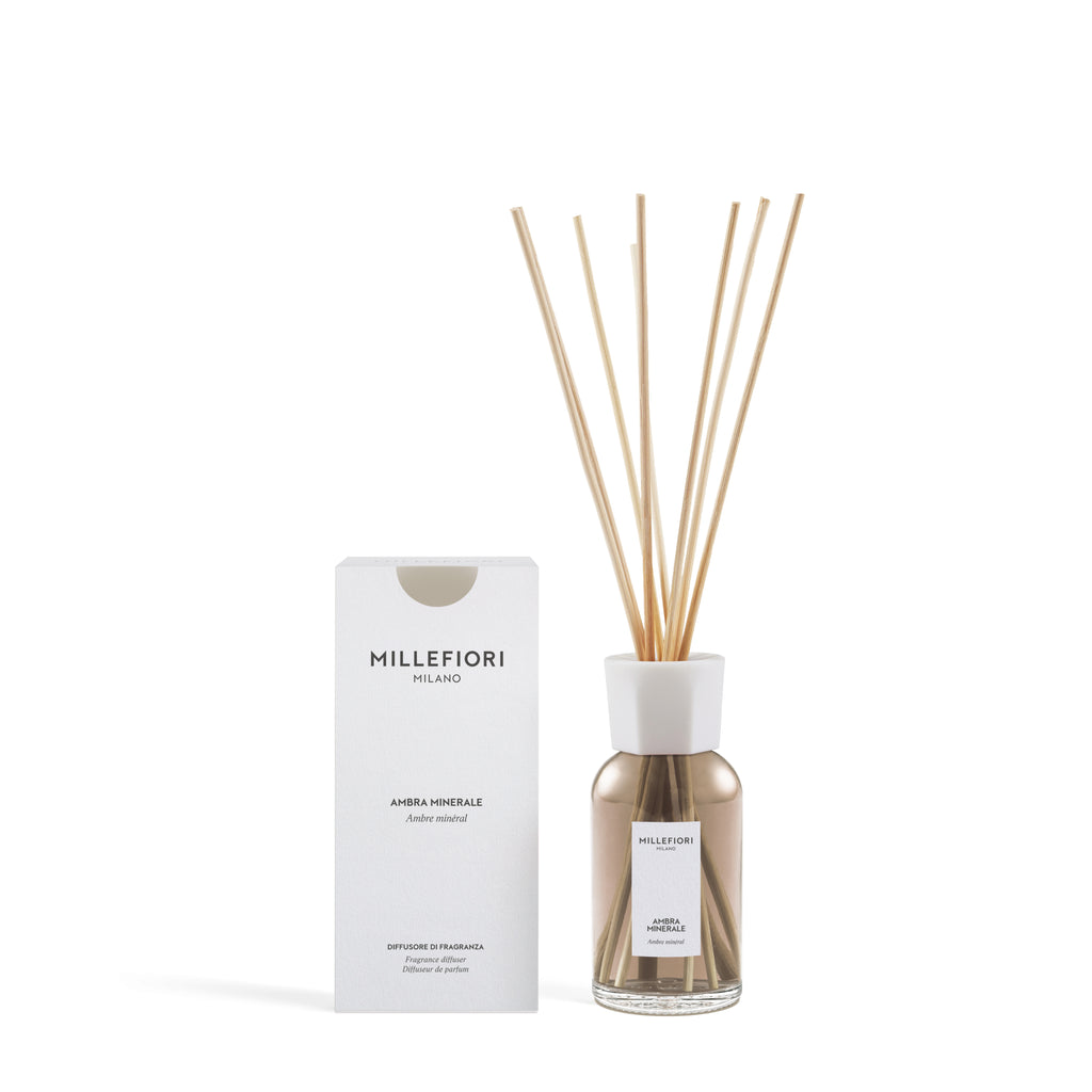 Milano Geurstokjes 250 ml Ambra Minerale
