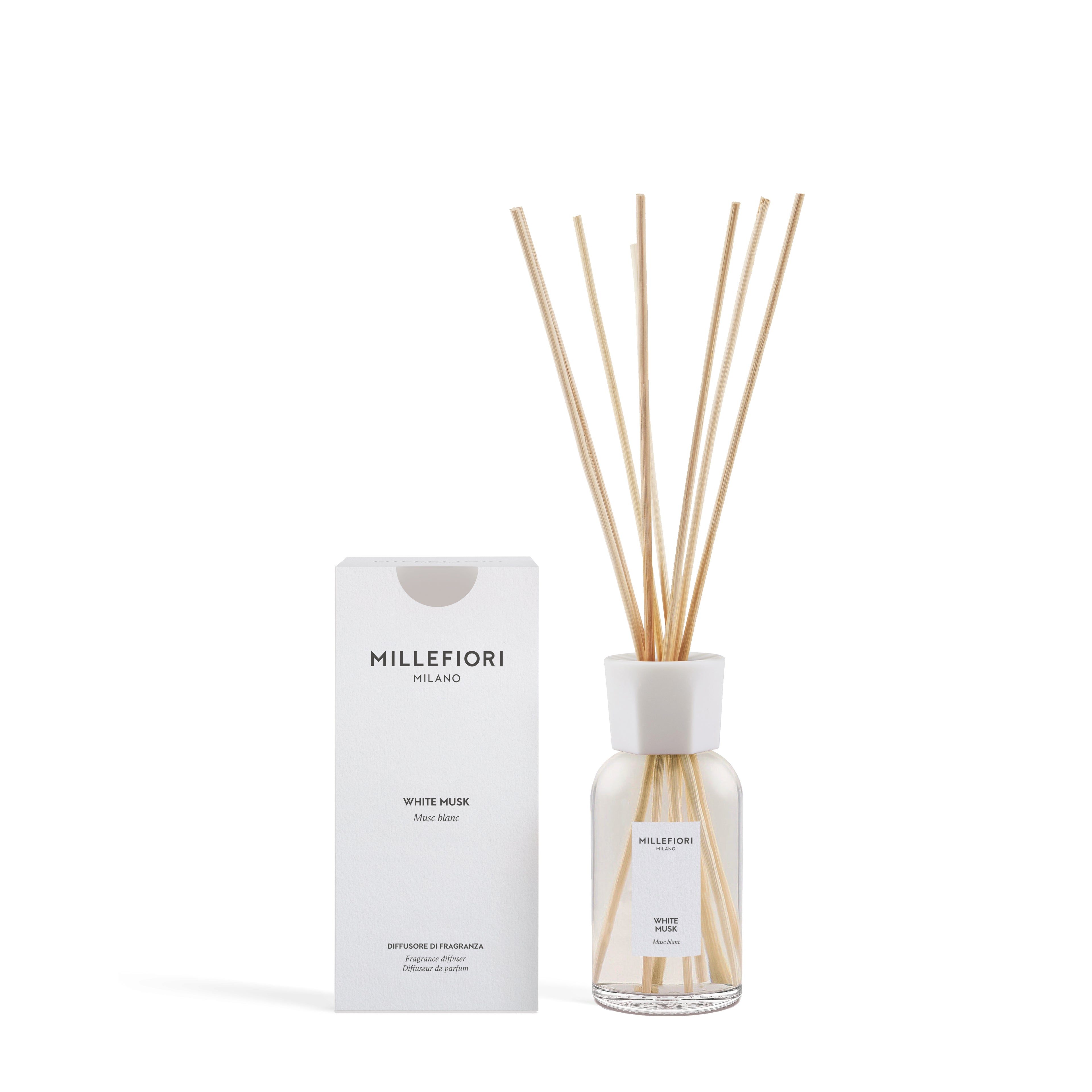 Milano Geurstokjes 250 ml White Musk