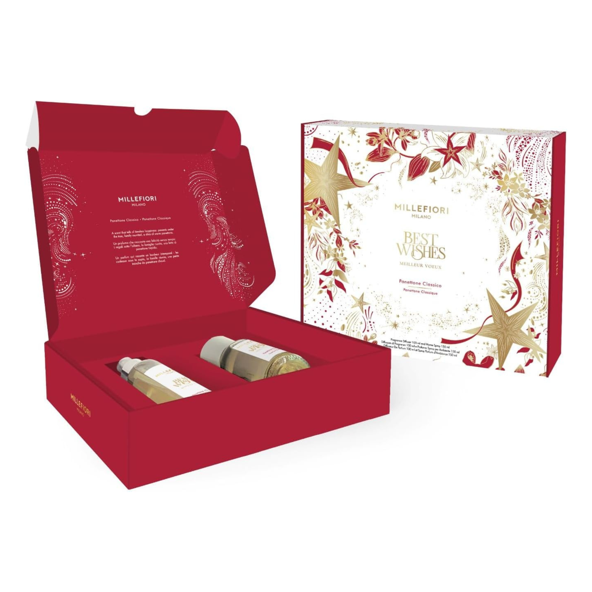 Cadeauset Geurstokjes & Home Spray - Panettone Classico - Limited Edition